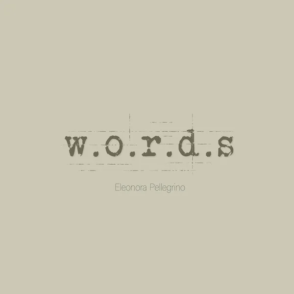 Words, single cover by Eleonora Pellegrino